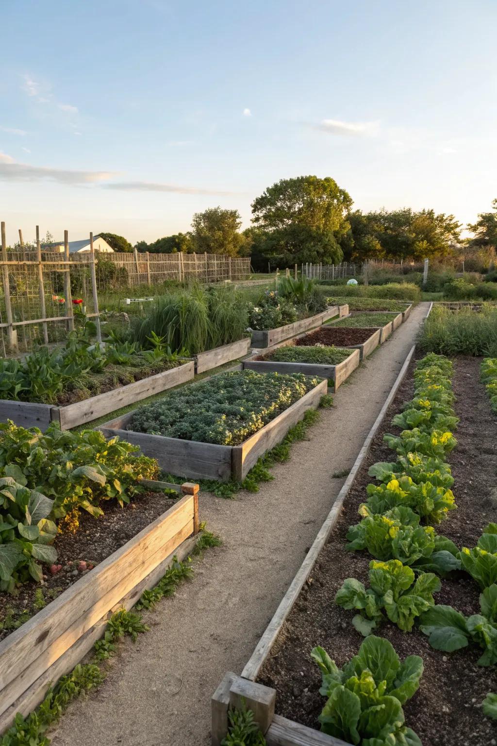 Accessible design ensures everyone can enjoy and tend to the garden.