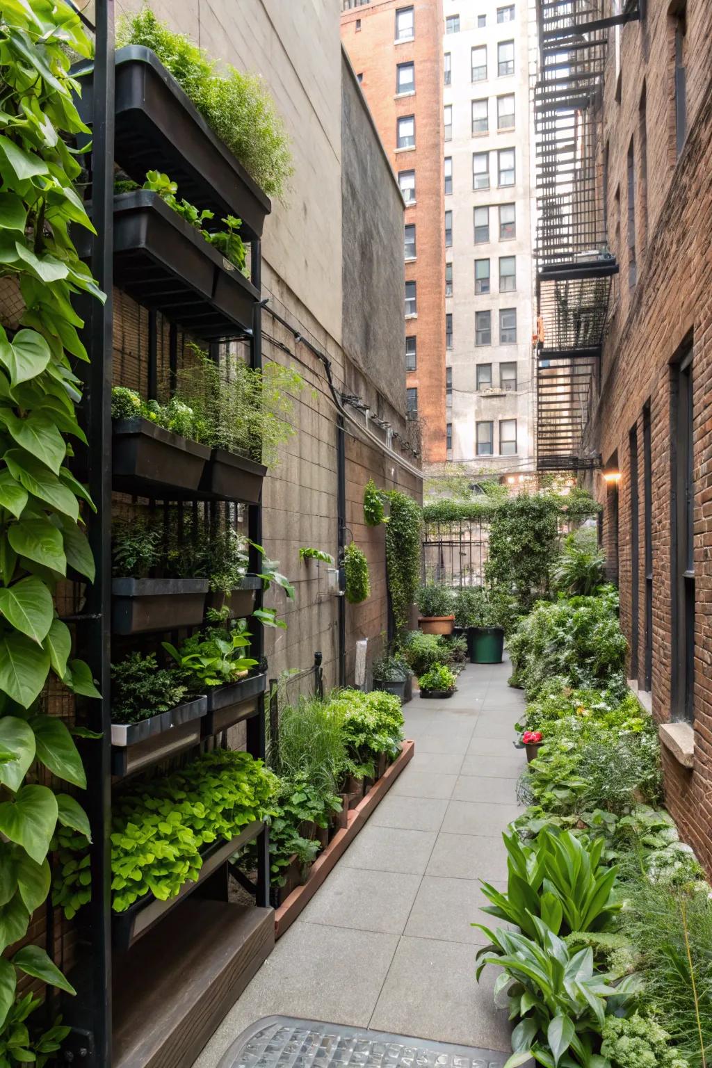 Small spaces can be transformed into lush retreats.