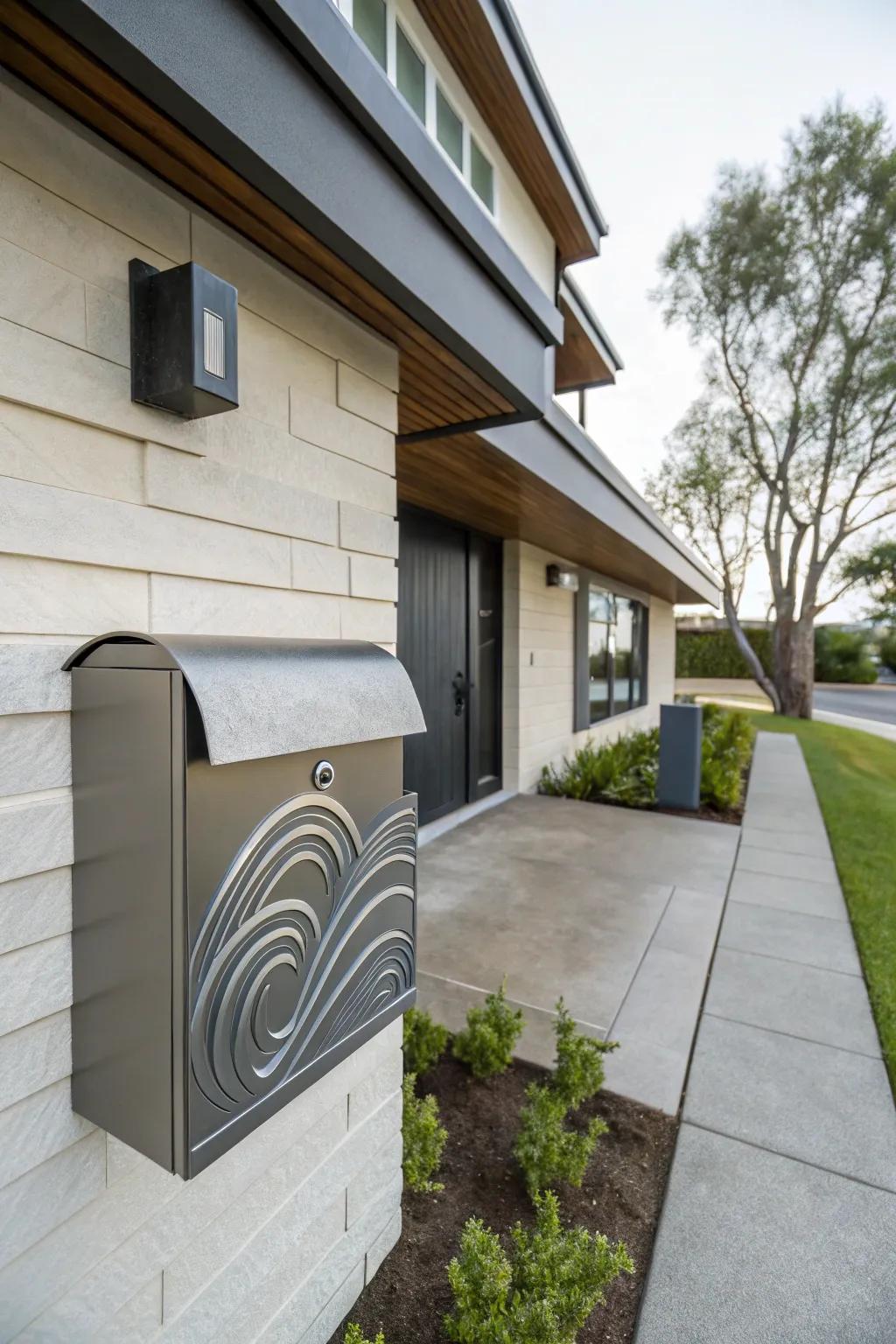 A sculptural mailbox that doubles as an art piece.
