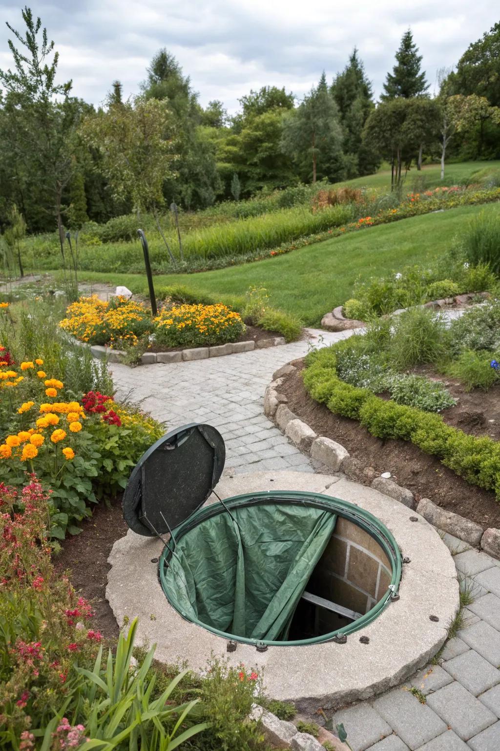 Fabric covers offer seasonal versatility and easy storage.