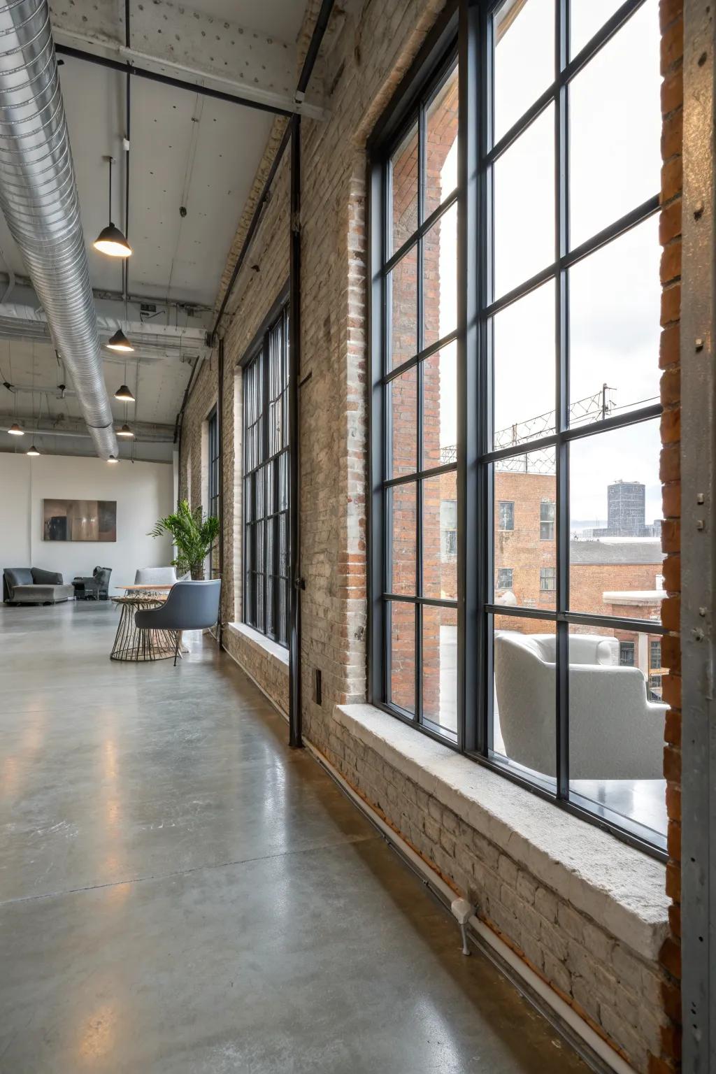 Metal trims bring a trendy, urban industrial edge.