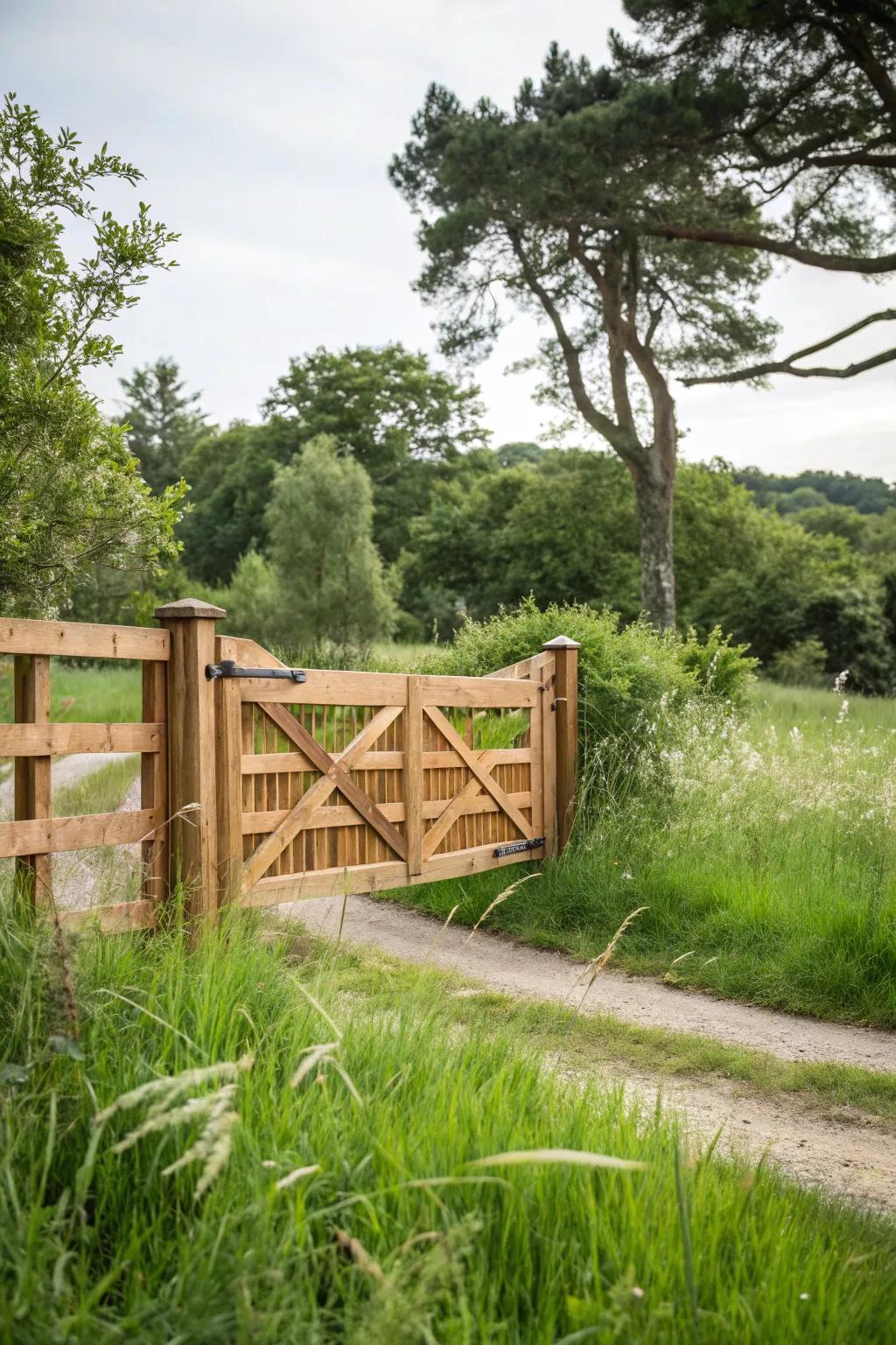 A sustainable gate option that respects the environment.