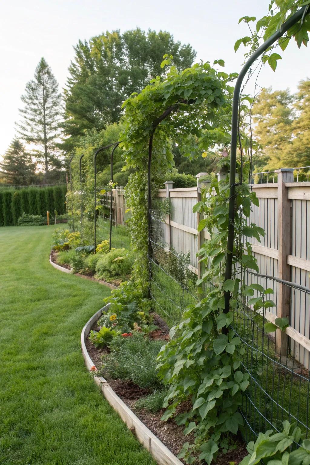 Agriframes enable a classic and green privacy solution.
