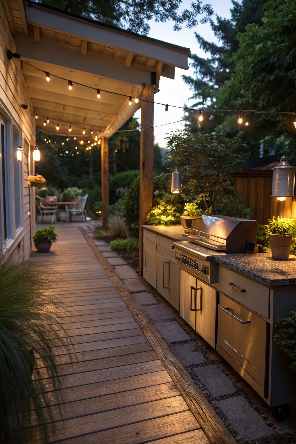 Solar path lights provide an enchanting and sustainable lighting solution.