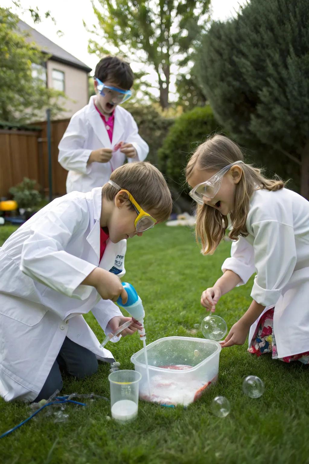 Science experiments delight curious minds.