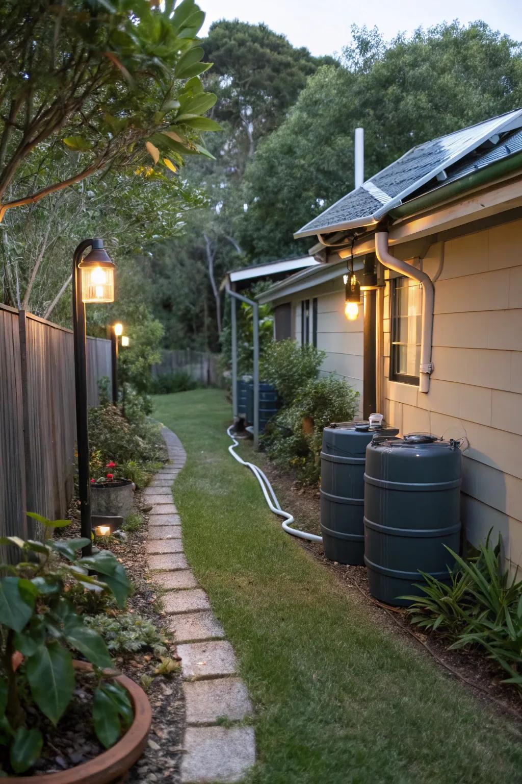 Eco-friendly features promote sustainability and efficiency.
