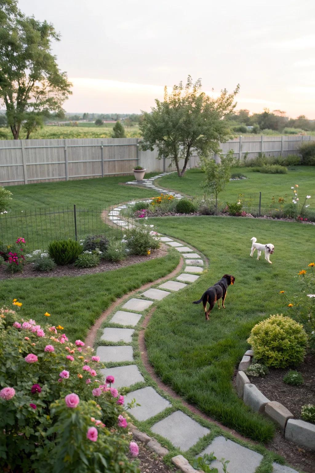 Adventure paths offer a stimulating journey for curious dogs.