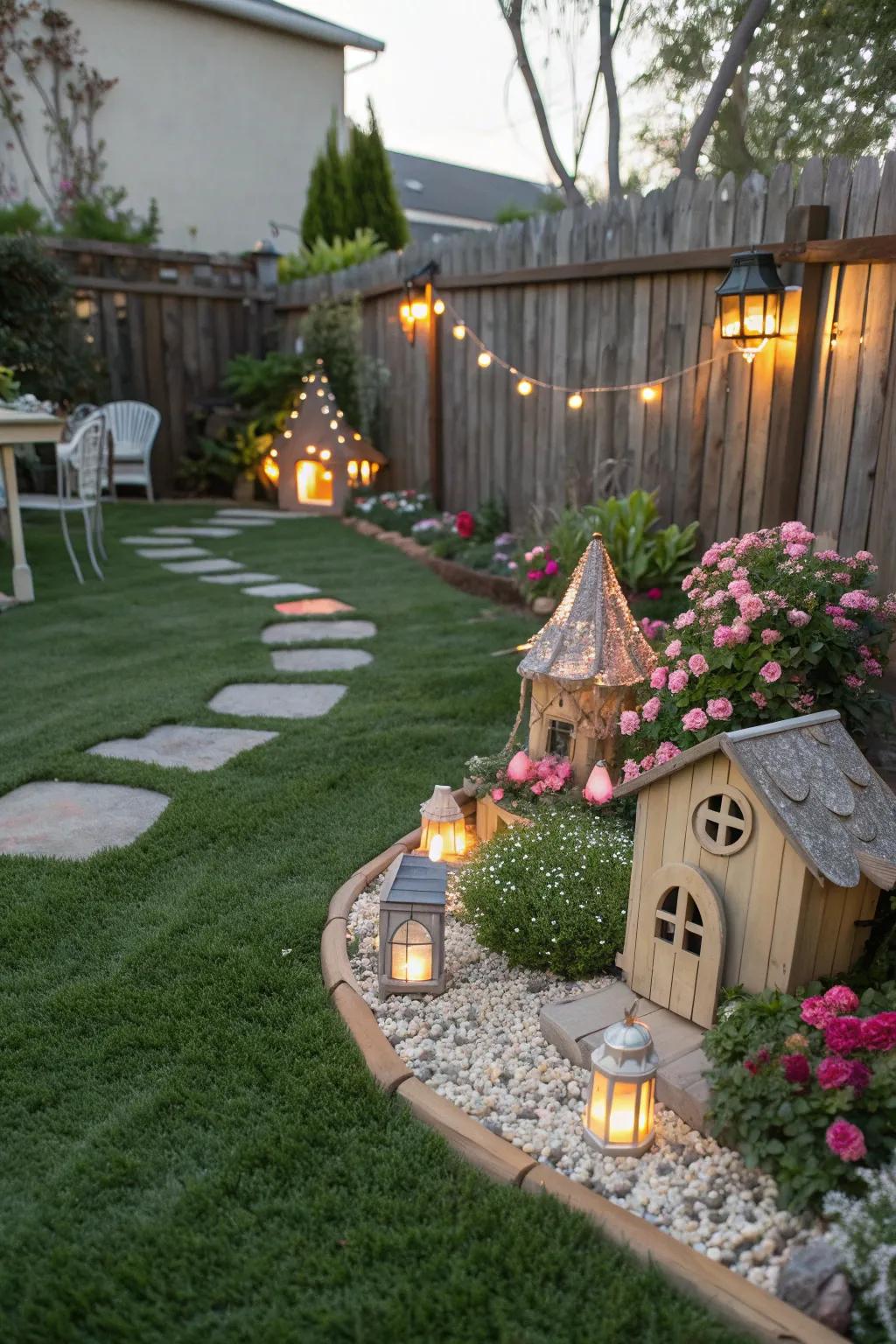 A fairy garden adds a touch of magic to your backyard.