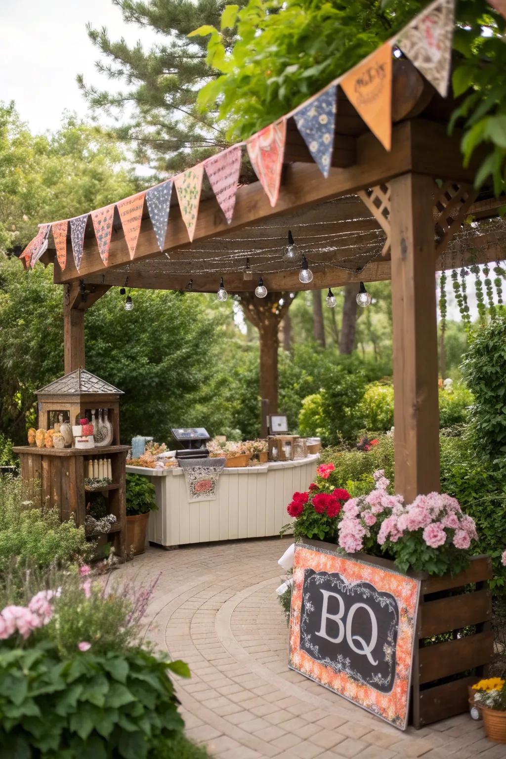 Personal touches make your BBQ station uniquely yours, reflecting your style.