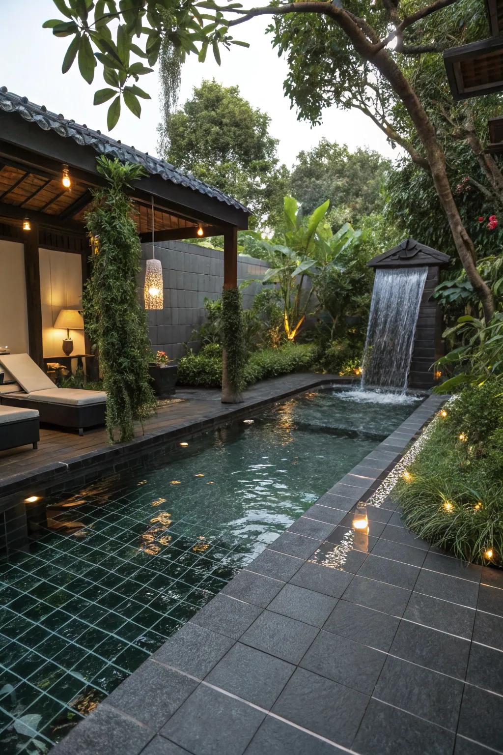 Transform your pool into a private spa retreat.
