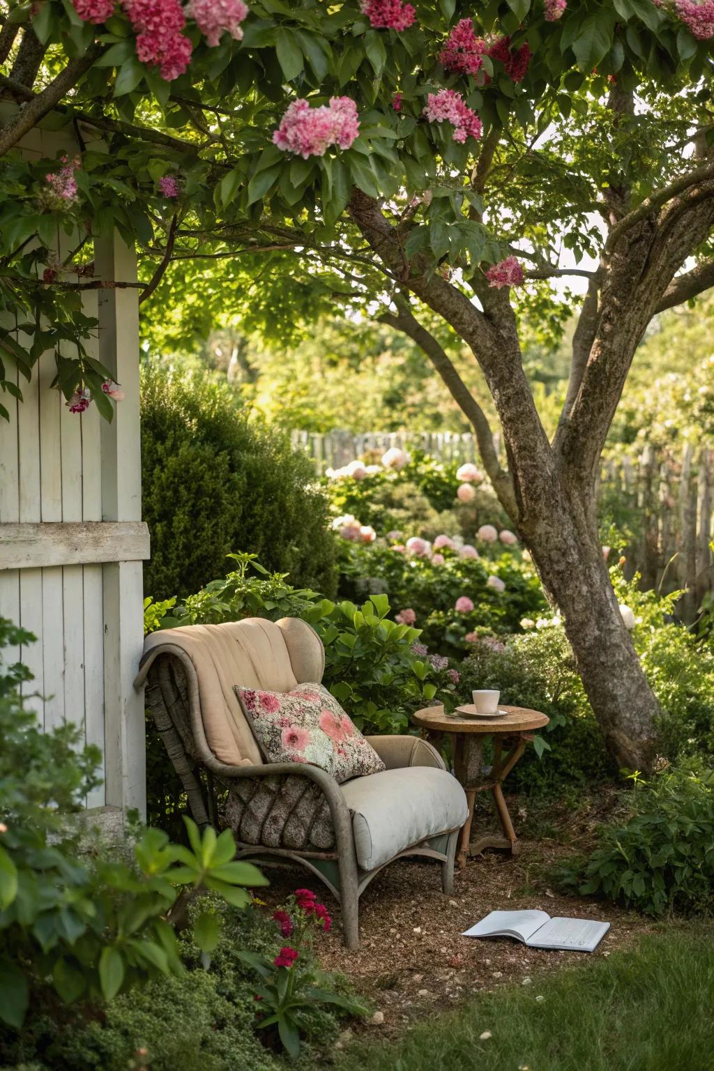Secluded nook offering a peaceful retreat.