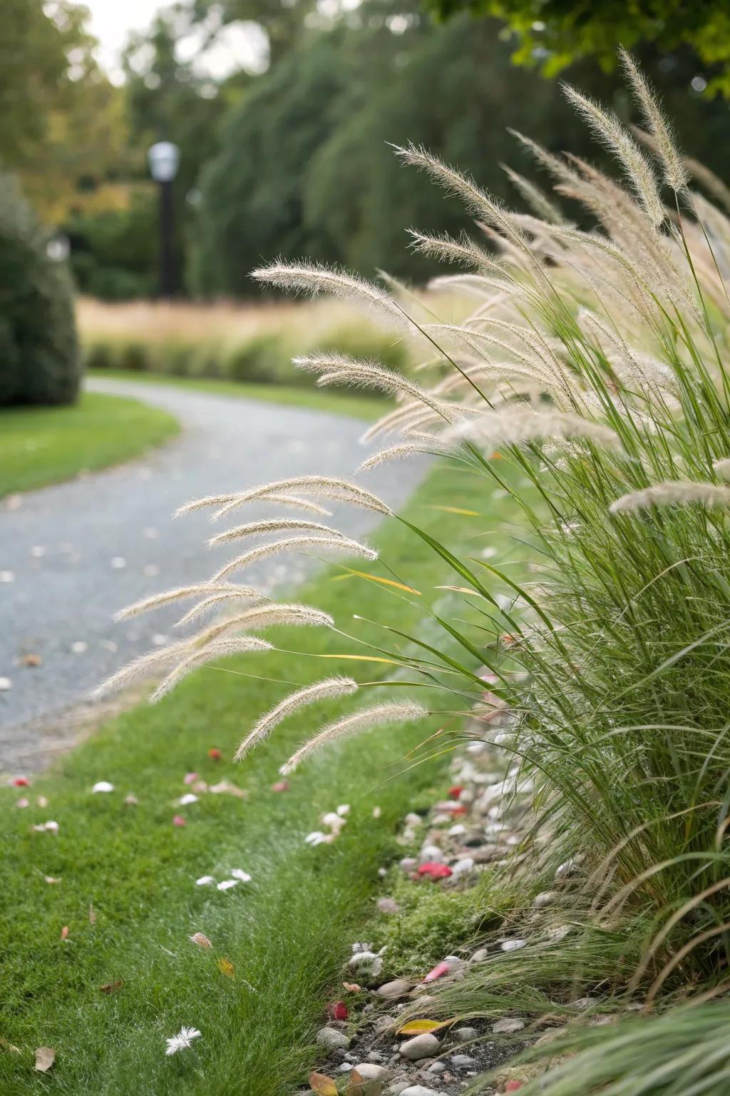 Ornamental grasses bring texture and elegance to any space