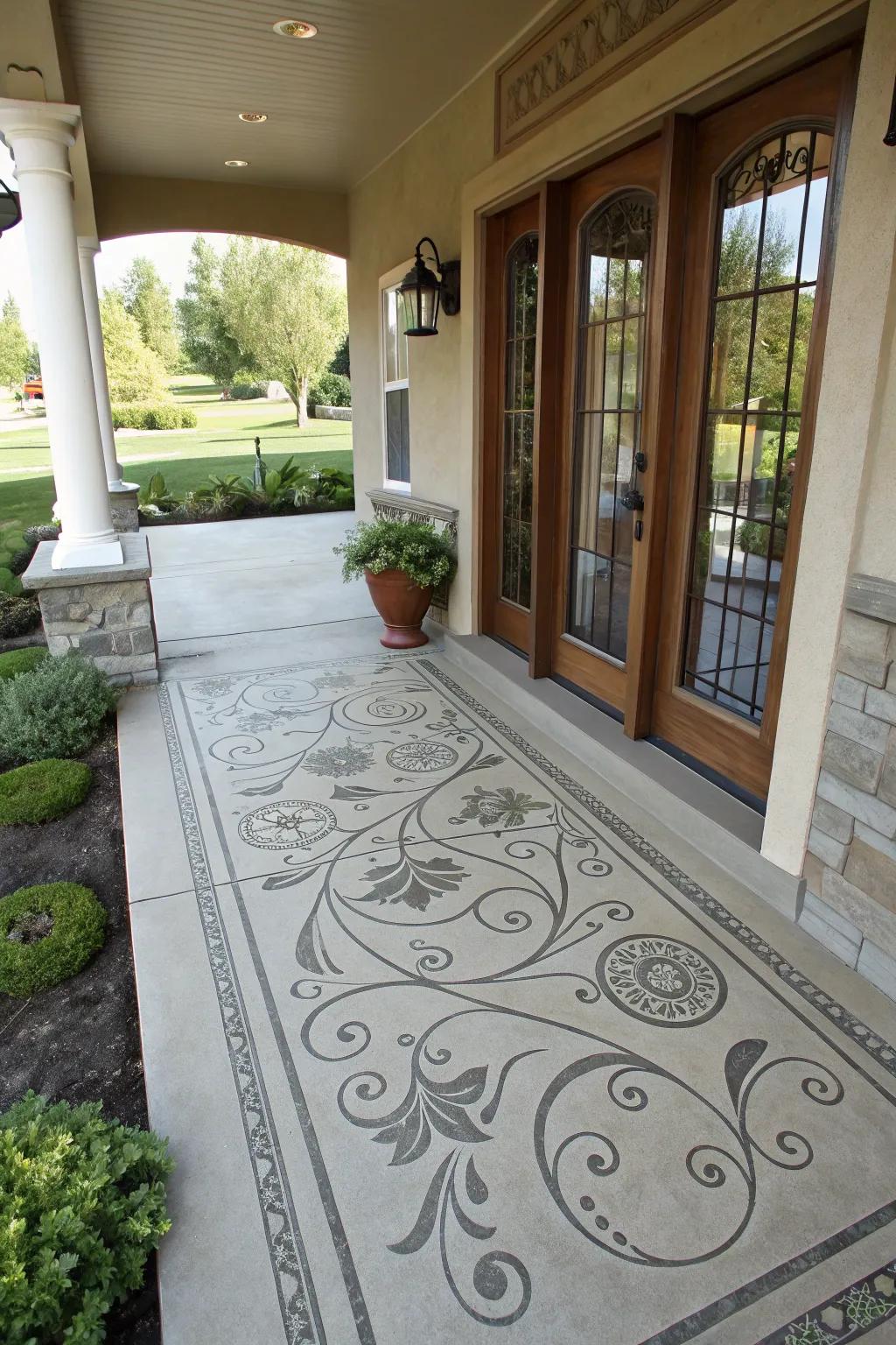 Concrete overlays offer a quick and stylish makeover.
