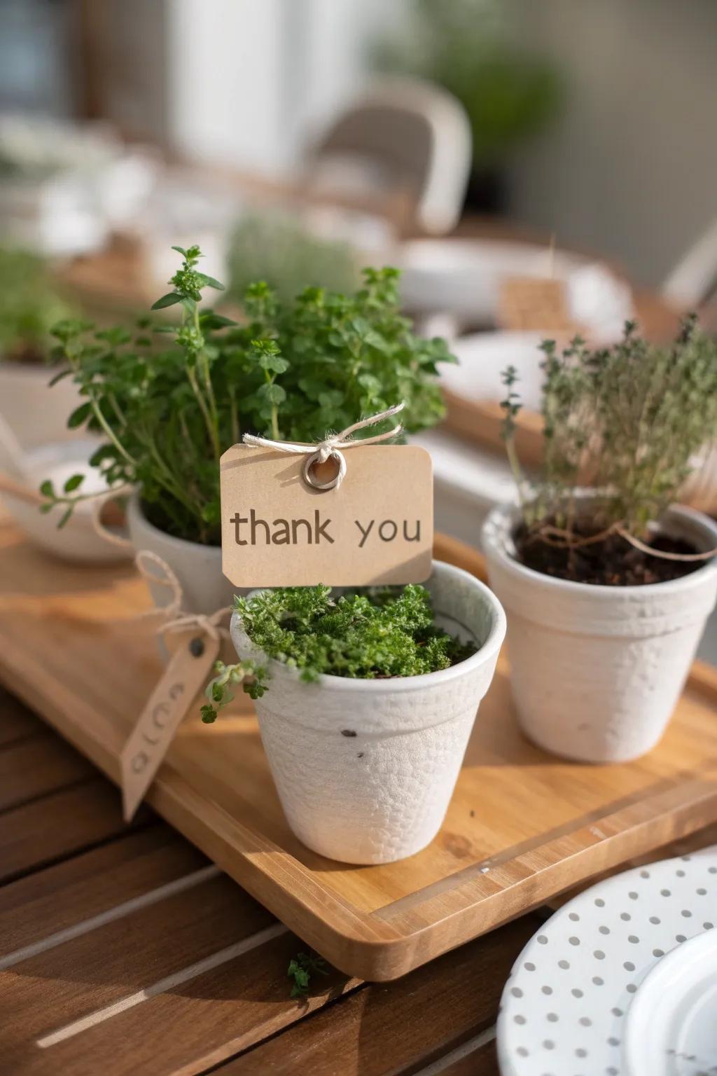 Parting gifts that leave a lasting impression.