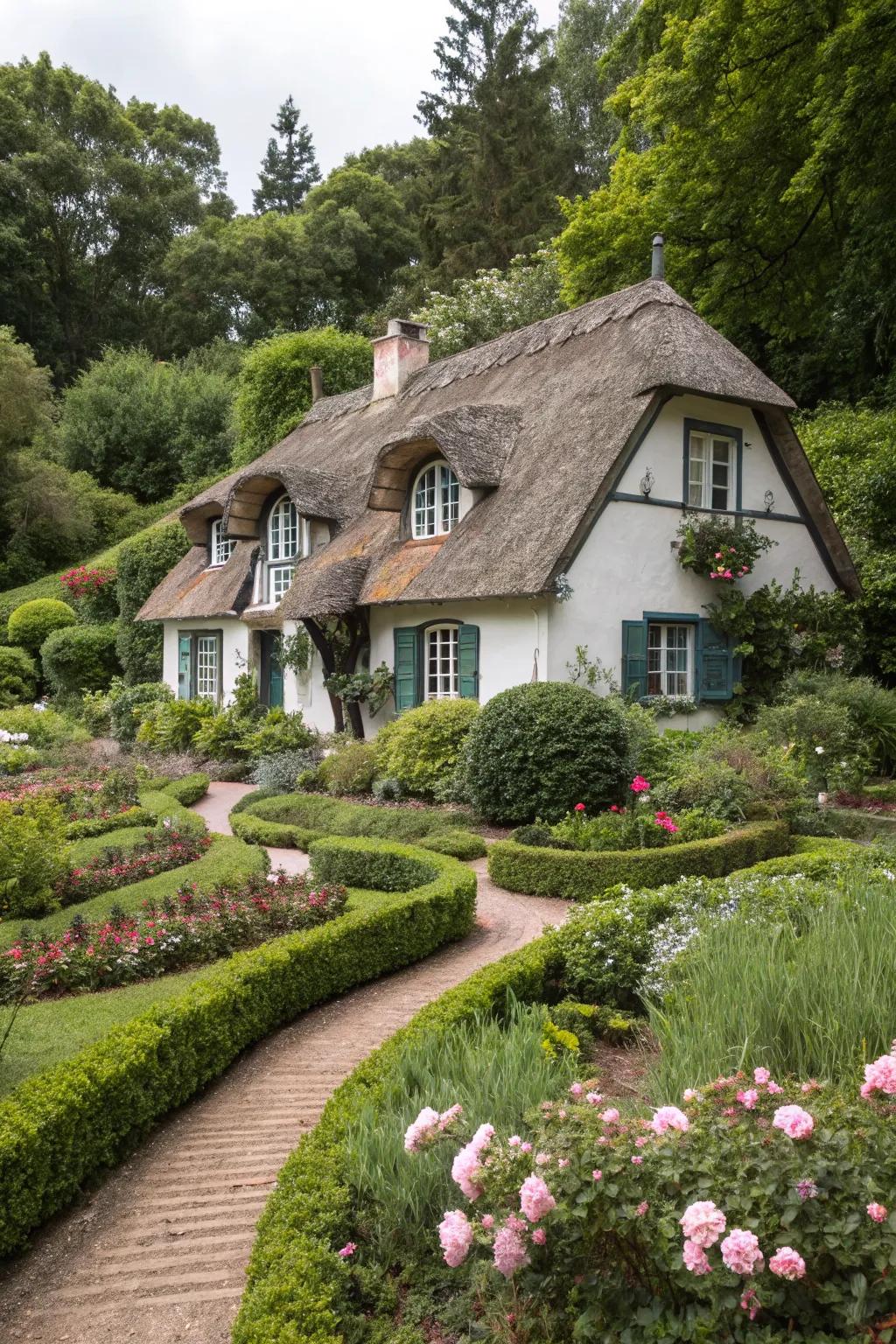 Create a cozy retreat with small dormers.