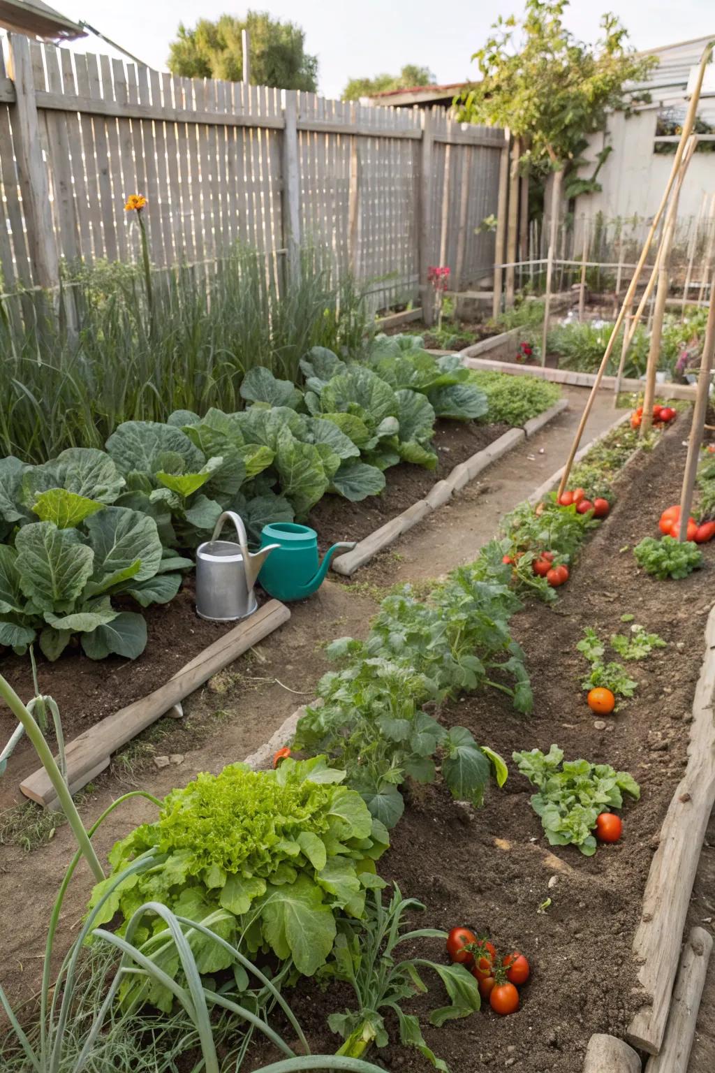 An edible garden for family adventures.
