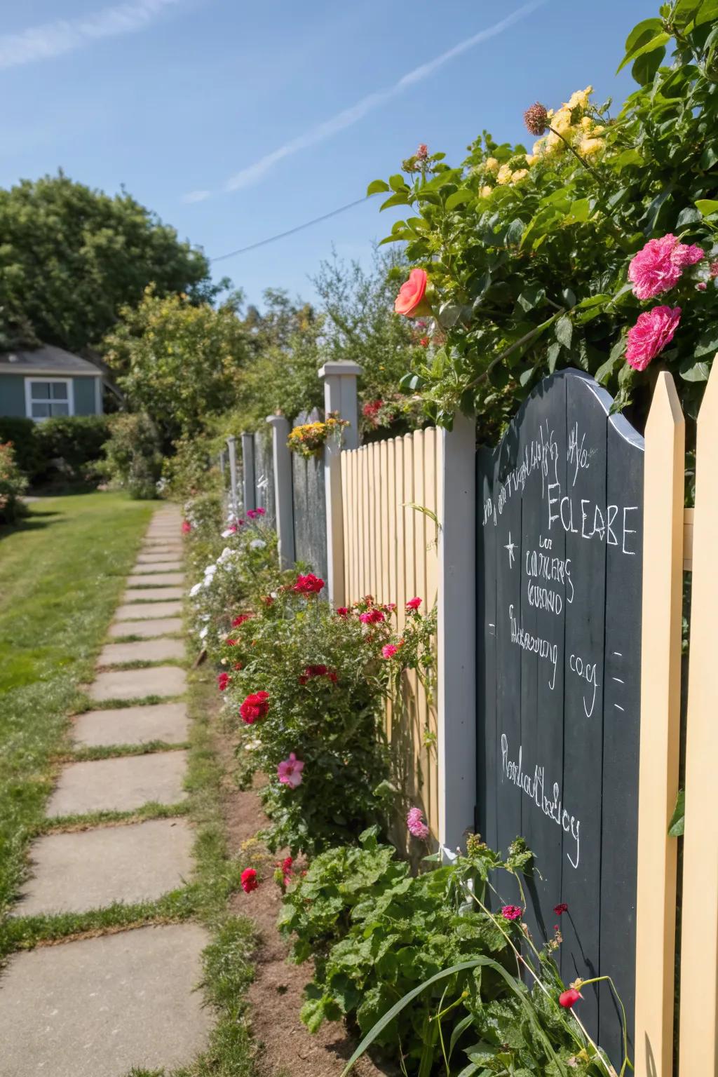 Get creative with chalkboard kickboards