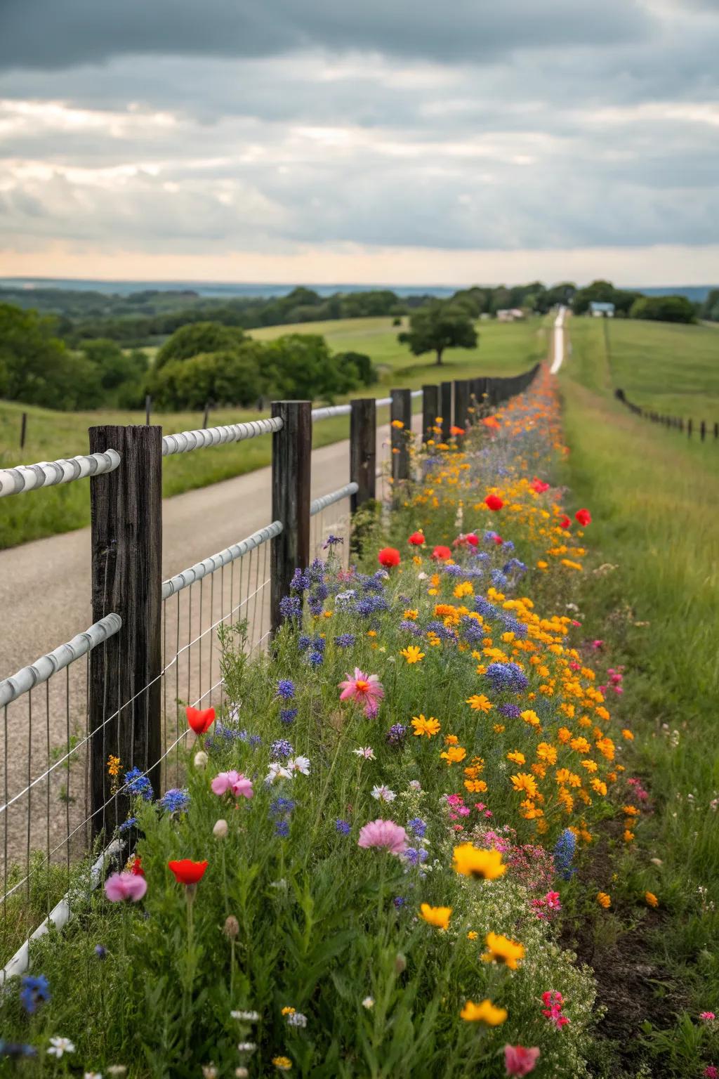 Bring the meadow home with a vibrant wildflower border.