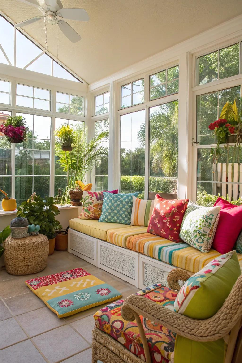Pops of color that bring energy and joy.