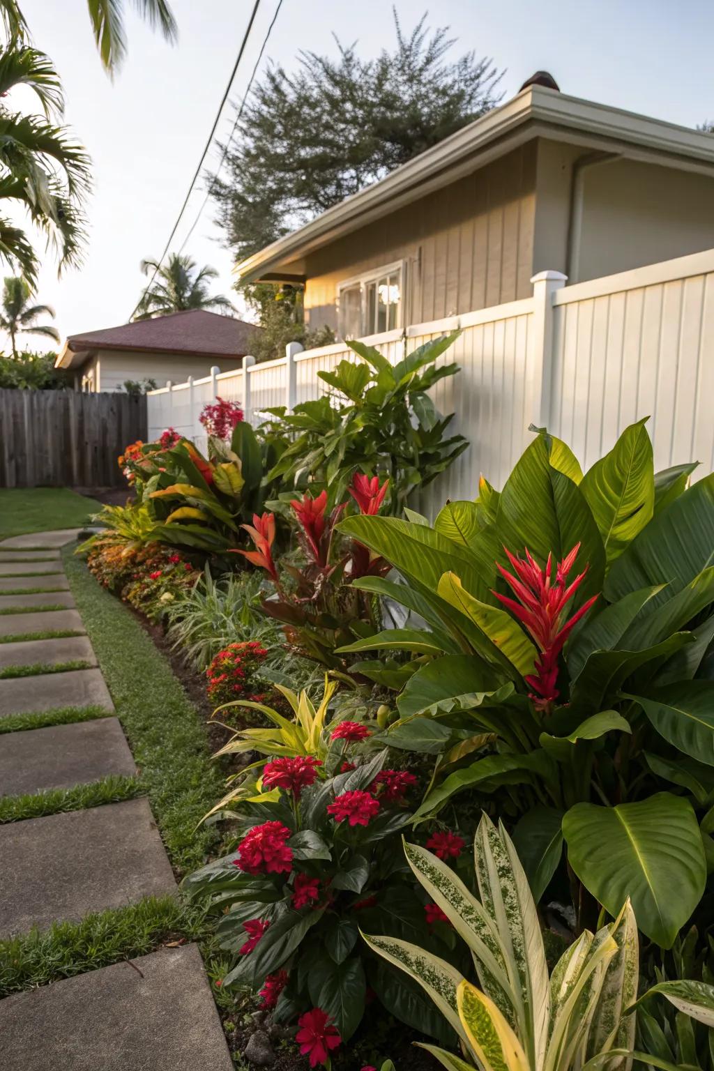 Tropical themes turn your garden into an exotic retreat.