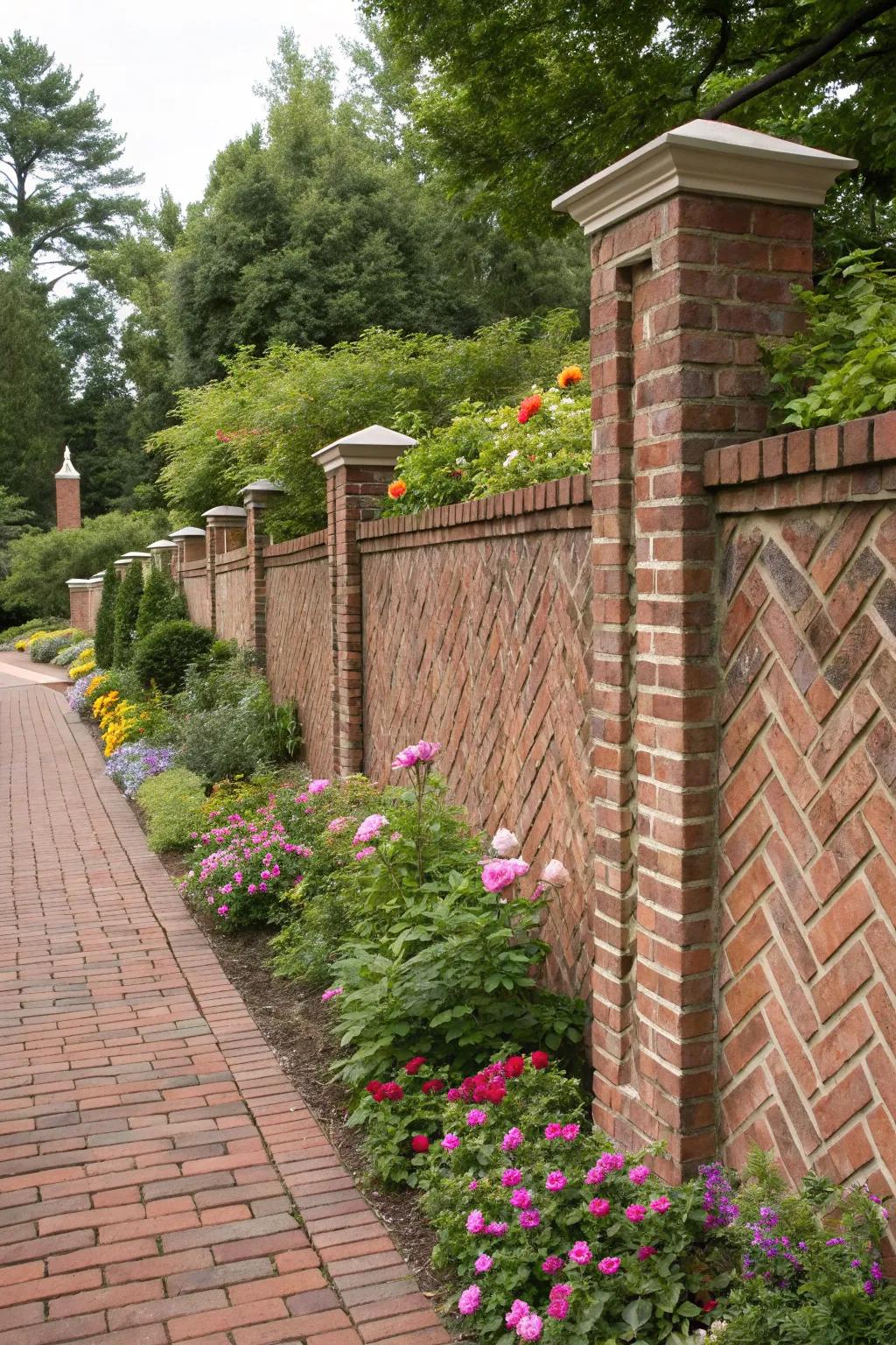 Brick walls add classic charm to any home.