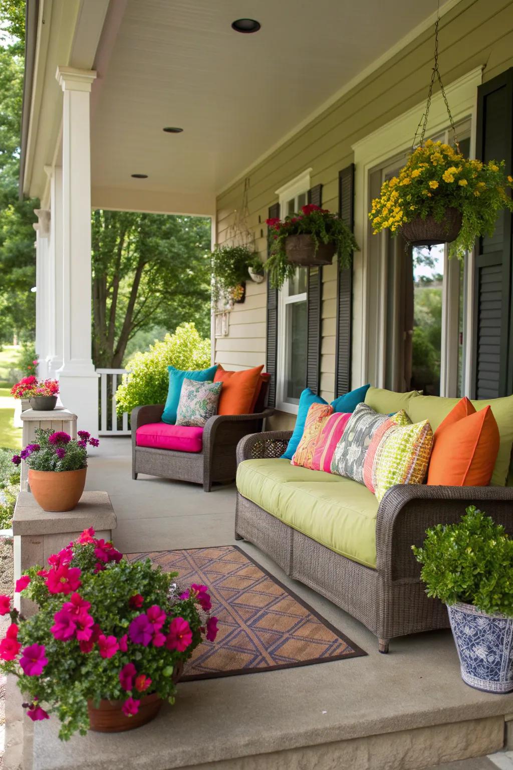 Playful colors bring energy and fun.