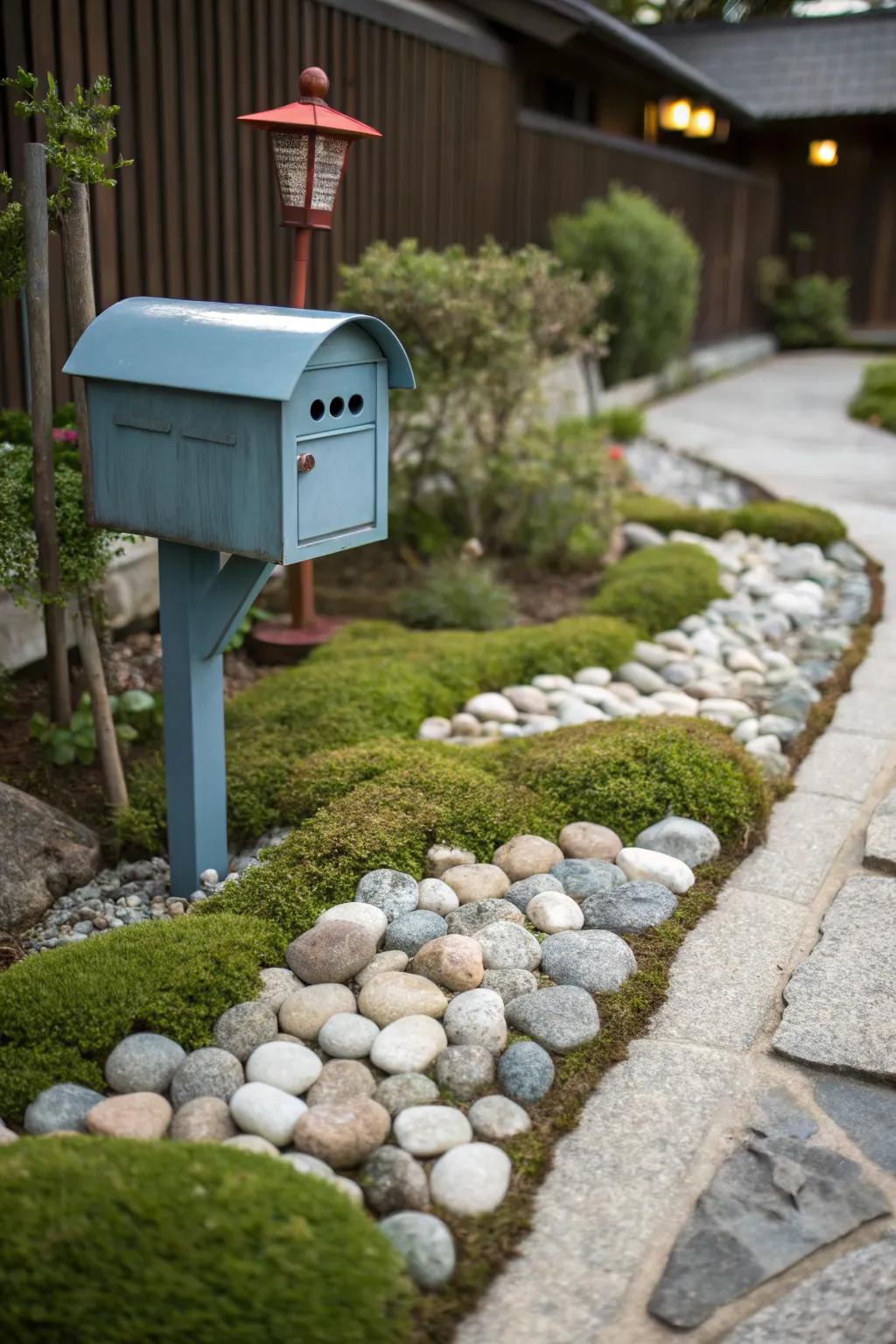 Zen rock gardens offer tranquility and minimal upkeep.