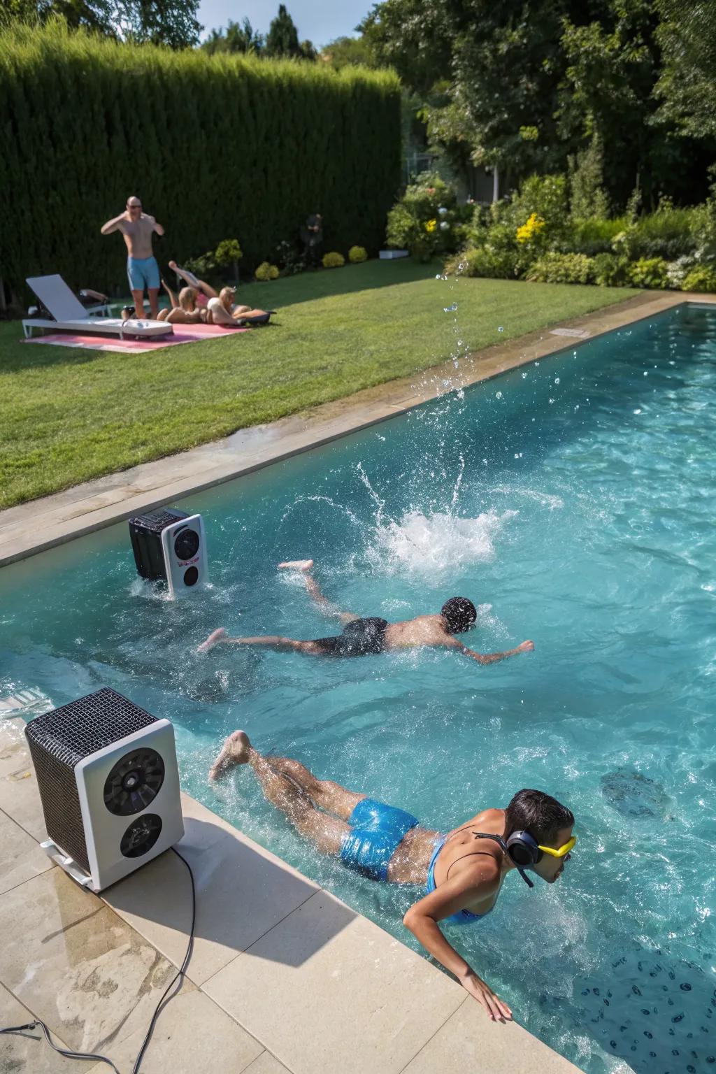 Underwater music transforms your pool into a sensory delight.