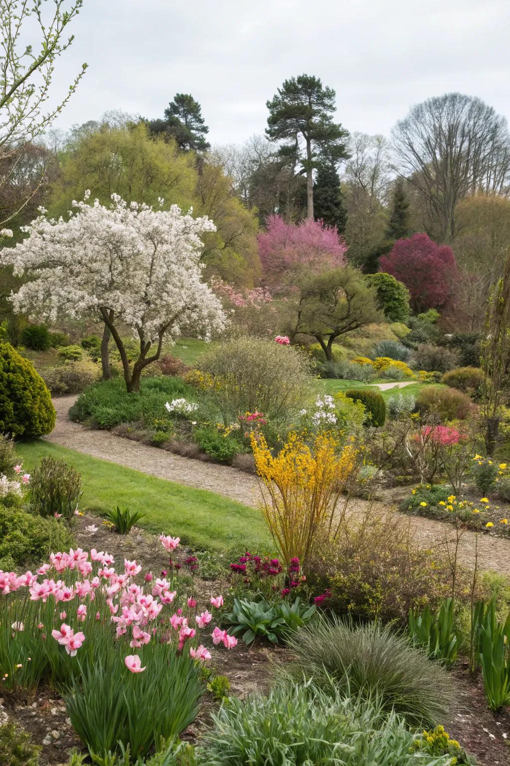 A garden designed for year-round visual interest.