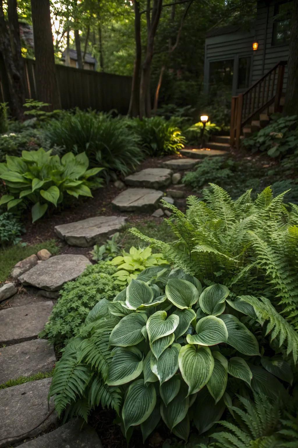 Shade-loving plants can turn dark corners into lush retreats.