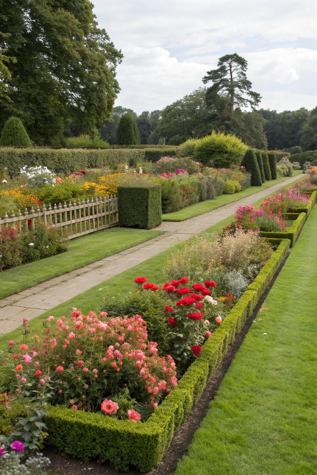 Edging creates clean lines and order, enhancing the landscape's appearance.