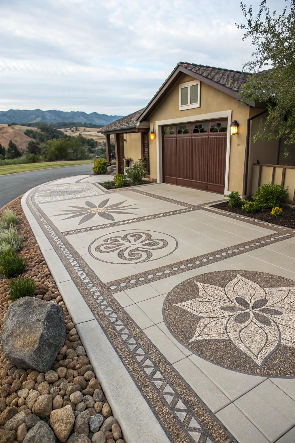 Innovative driveways that showcase creativity and style.