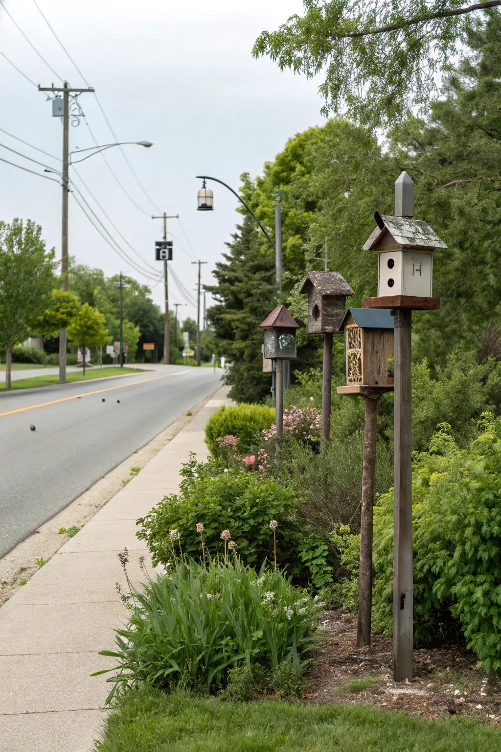 Wildlife-friendly features invite birds and critters.