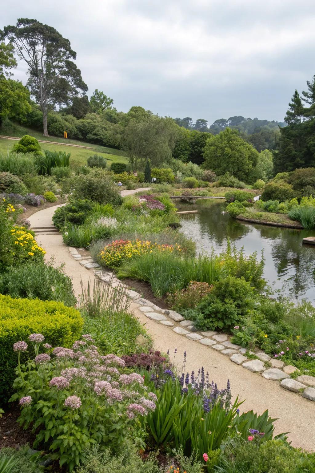 Gardens in harmony with nature support local wildlife and promote sustainability.
