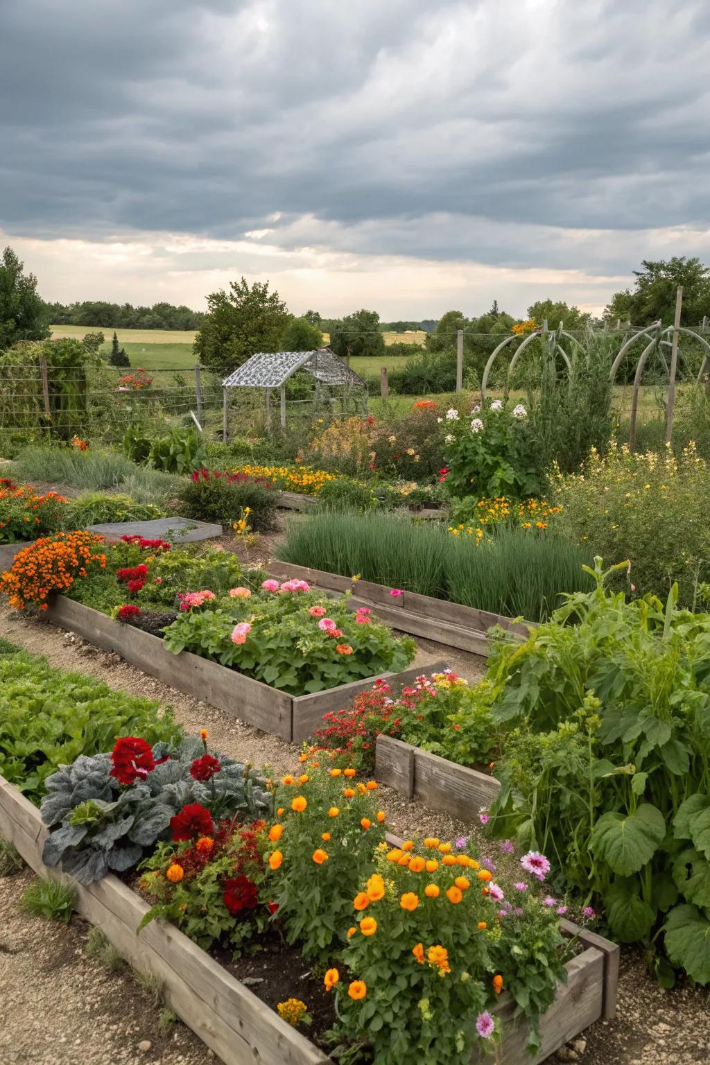 Edible plants add beauty and bounty.