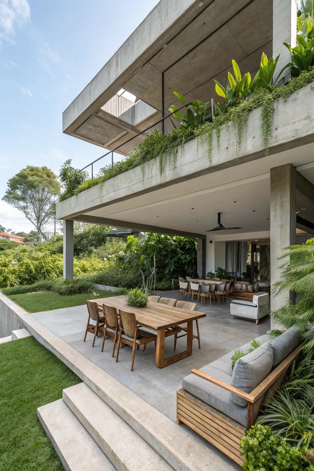 Multi-level designs add depth and define unique spaces.