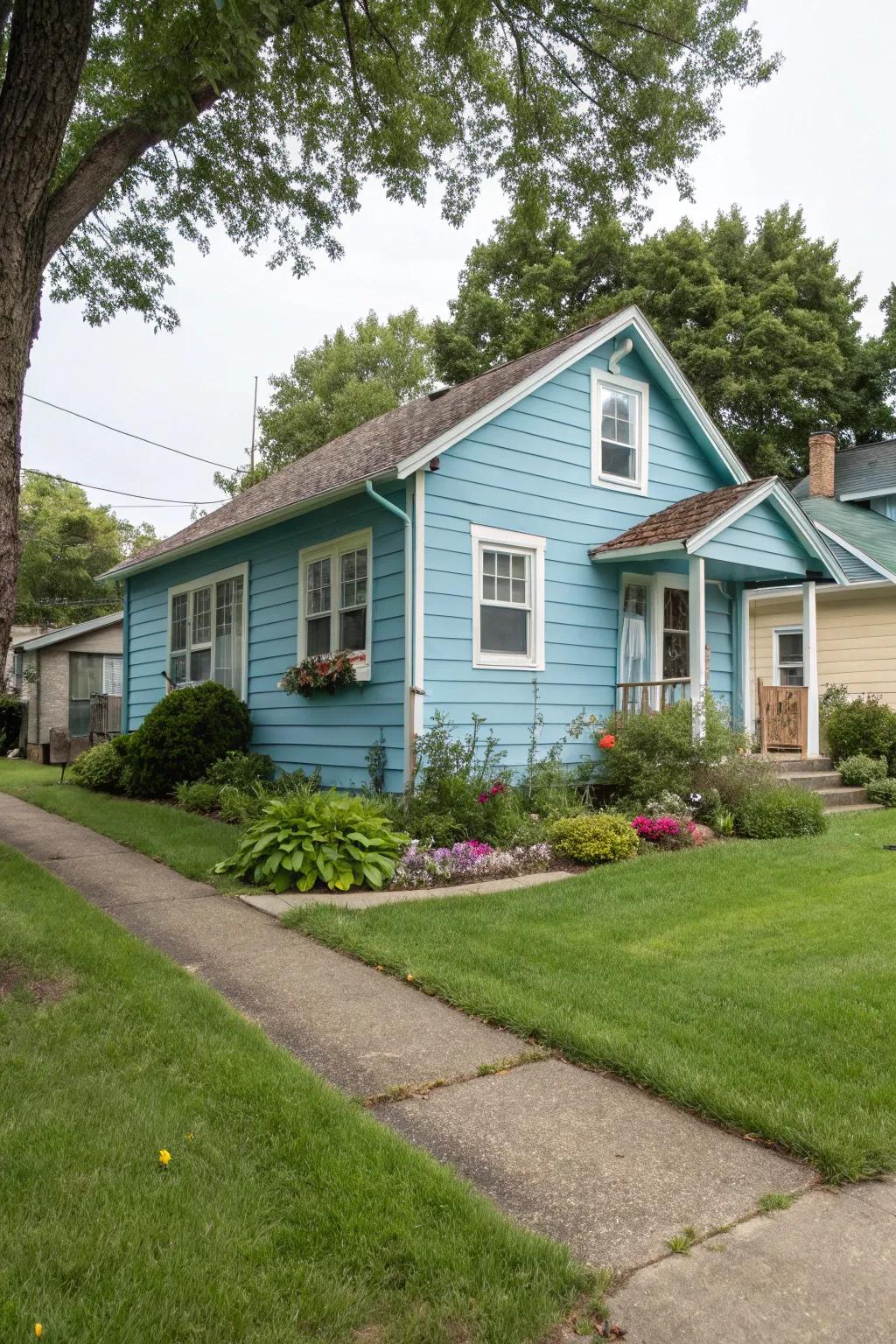 Colorful siding transforms and refreshes.