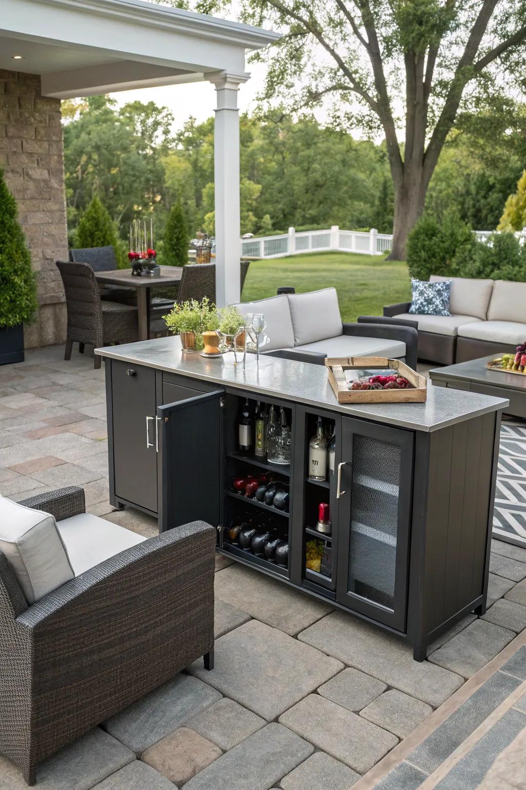Modular designs offer flexibility to suit your entertaining needs.
