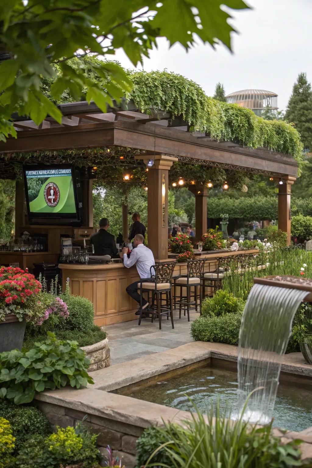 A tranquil retreat that combines nature and entertainment.