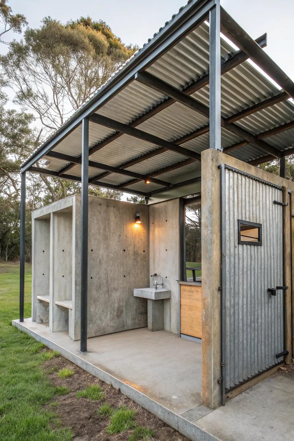Bold and modern: An industrial edge.