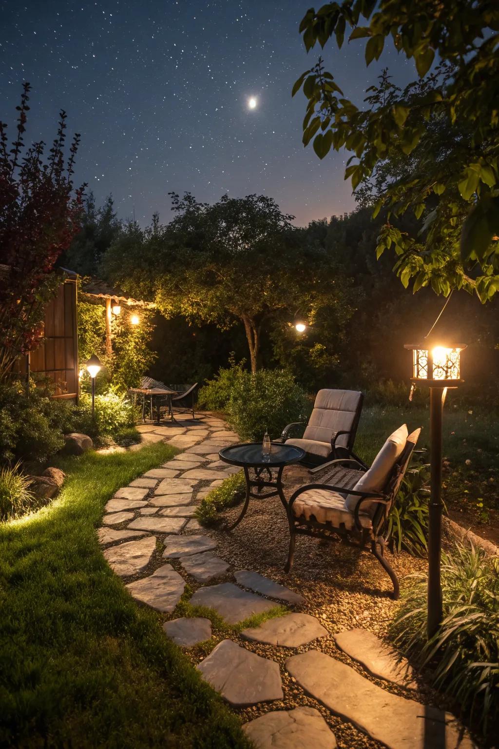 Light up your garden sustainably with solar-powered options.