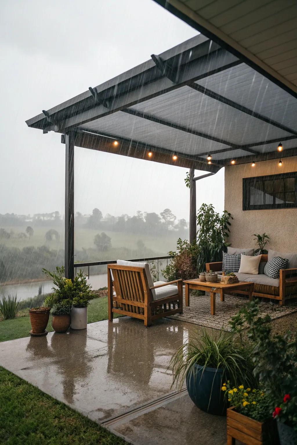A backup plan ensures the show goes on, rain or shine.