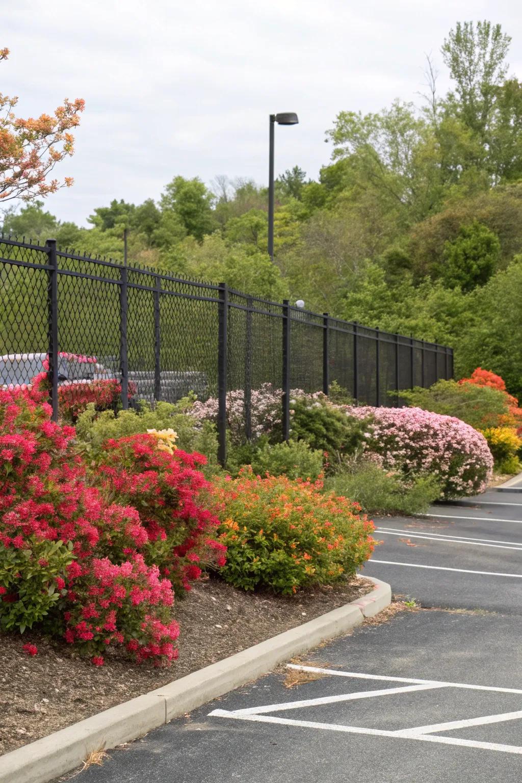 Seasonal planting keeps your parking lot vibrant and dynamic.