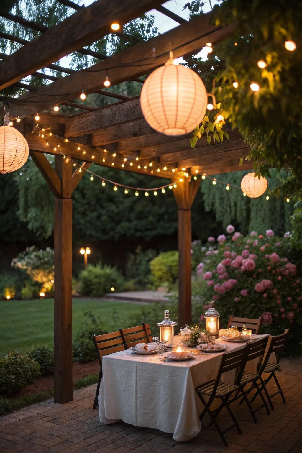 Enchant your evenings with magical lighting.