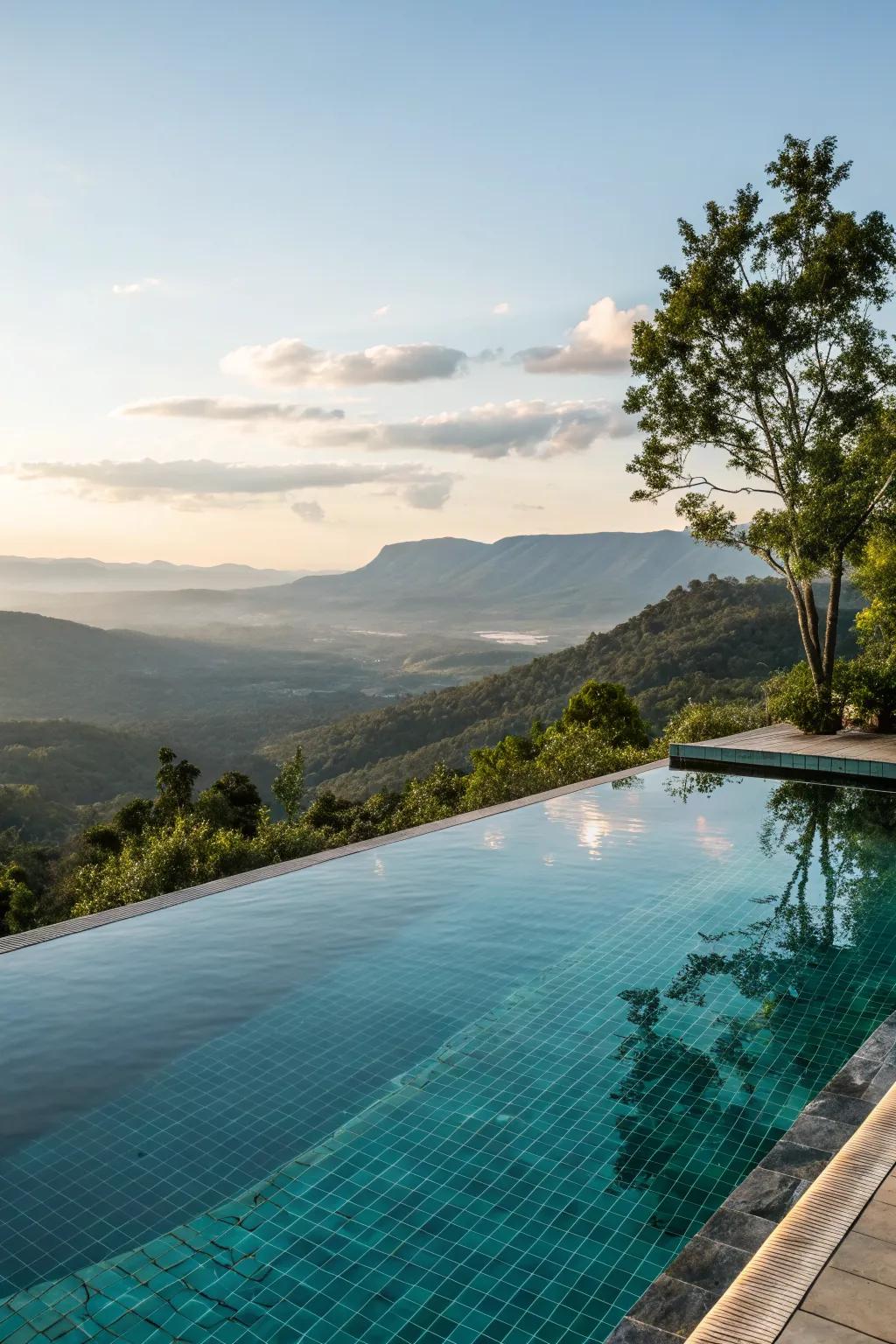 The breathtaking illusion of an infinity pool with a view.