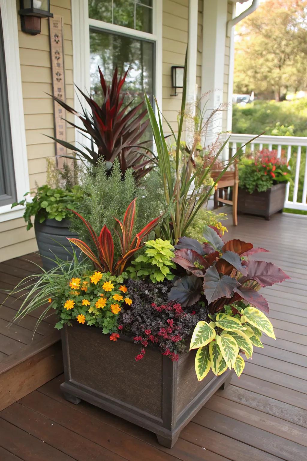 Express creativity with artistic plant arrangements.