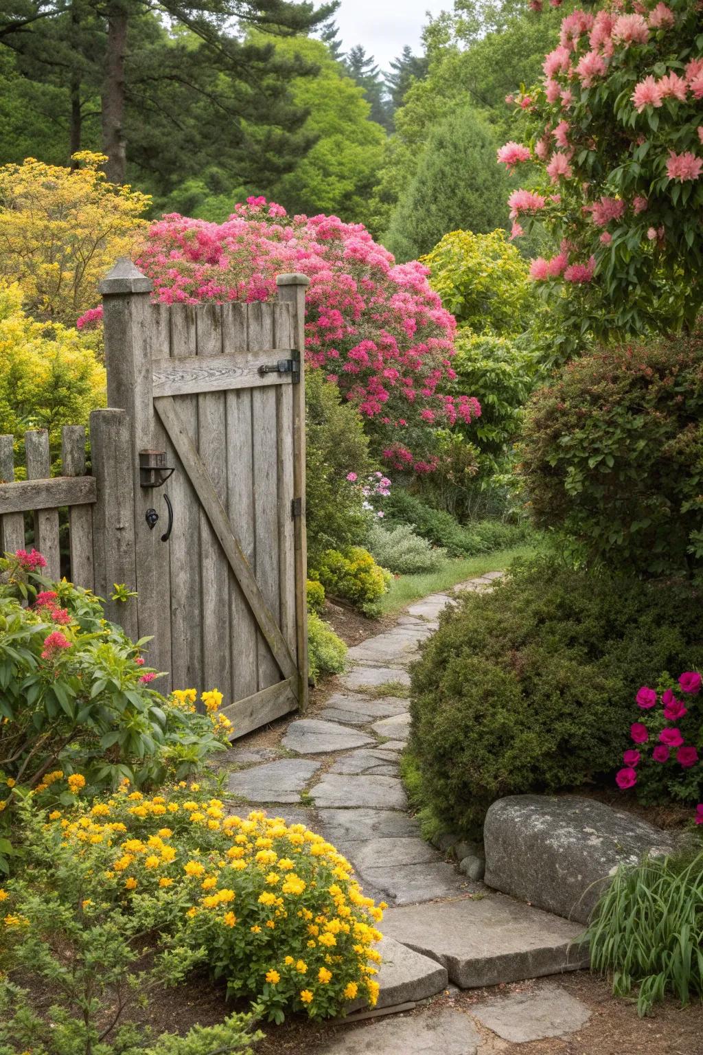 A gate that’s a stunning focal point in the garden