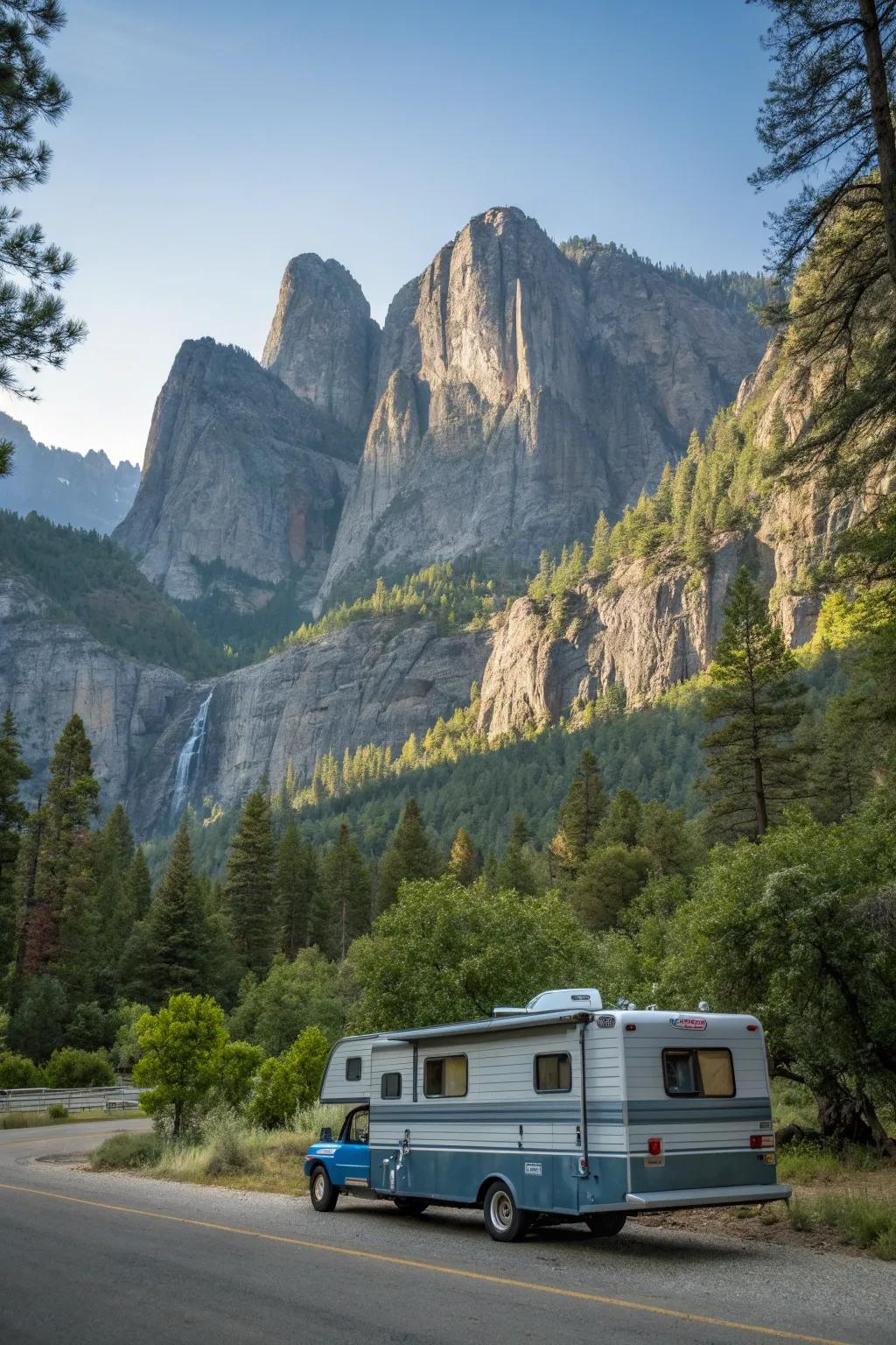 Mountain majesty colors that echo the towering peaks.