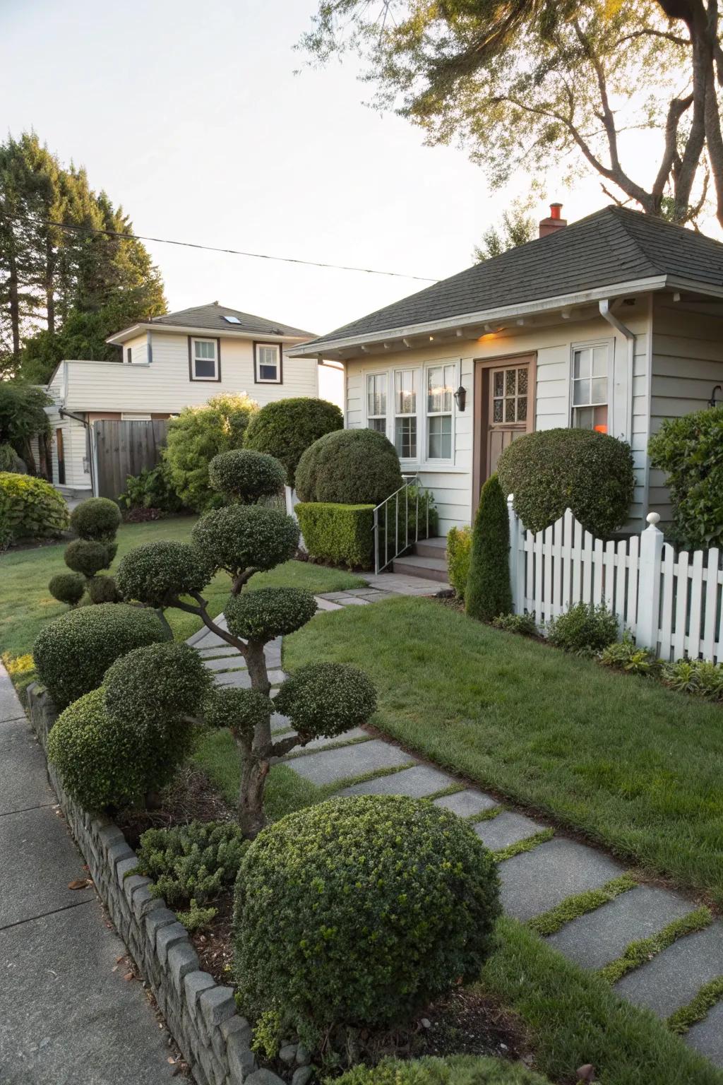 Unique shapes add character to your landscaping.