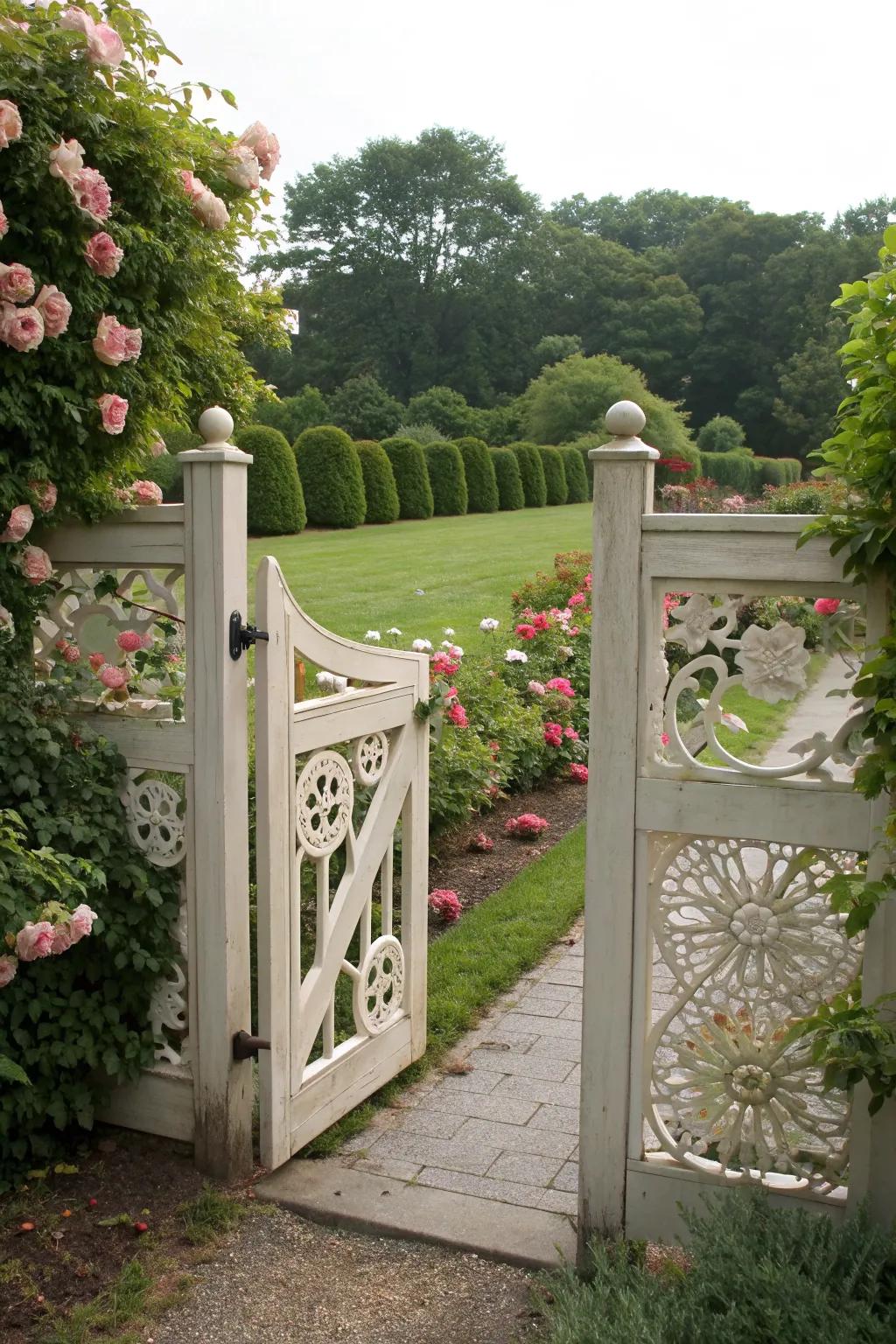 Decorative cutouts add personality and charm.